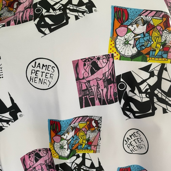 NWT Swiminista x James Peter Henry good vibes rash guard Art Toss - Picture 3 of 8